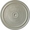 Ekena Millwork Trinity Ceiling Medallion (Fits Canopies up to 3"), Hand-Painted Flash Copper, 22"OD x 1 3/4"P CM22TNFCS - alternate 1